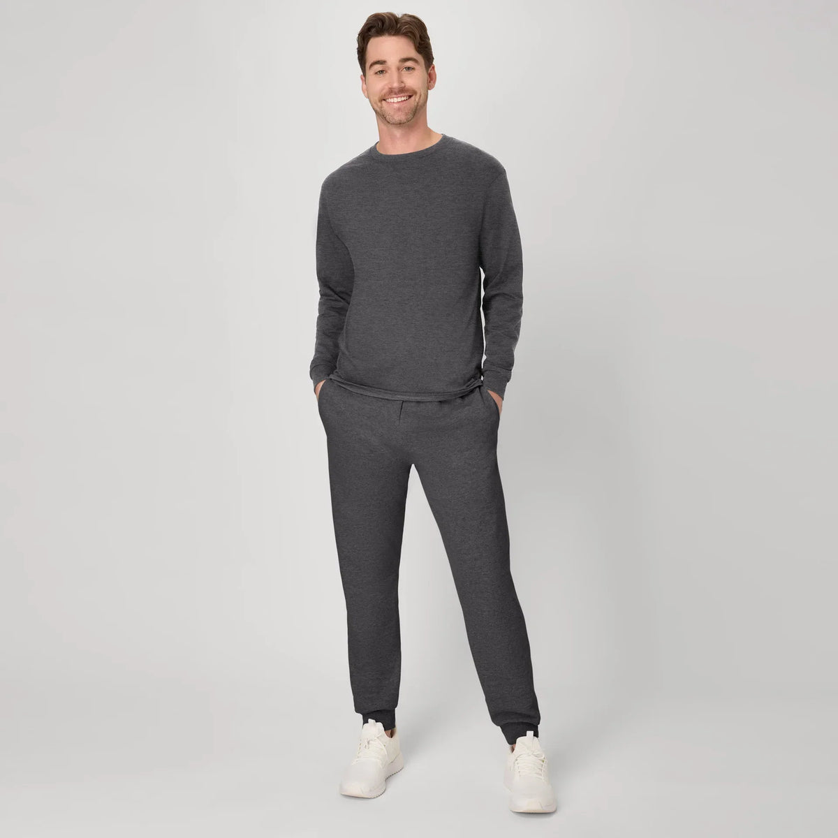 Hanes EcoSmart Men's Fleece Jogger Pants with Pockets, 30.5"