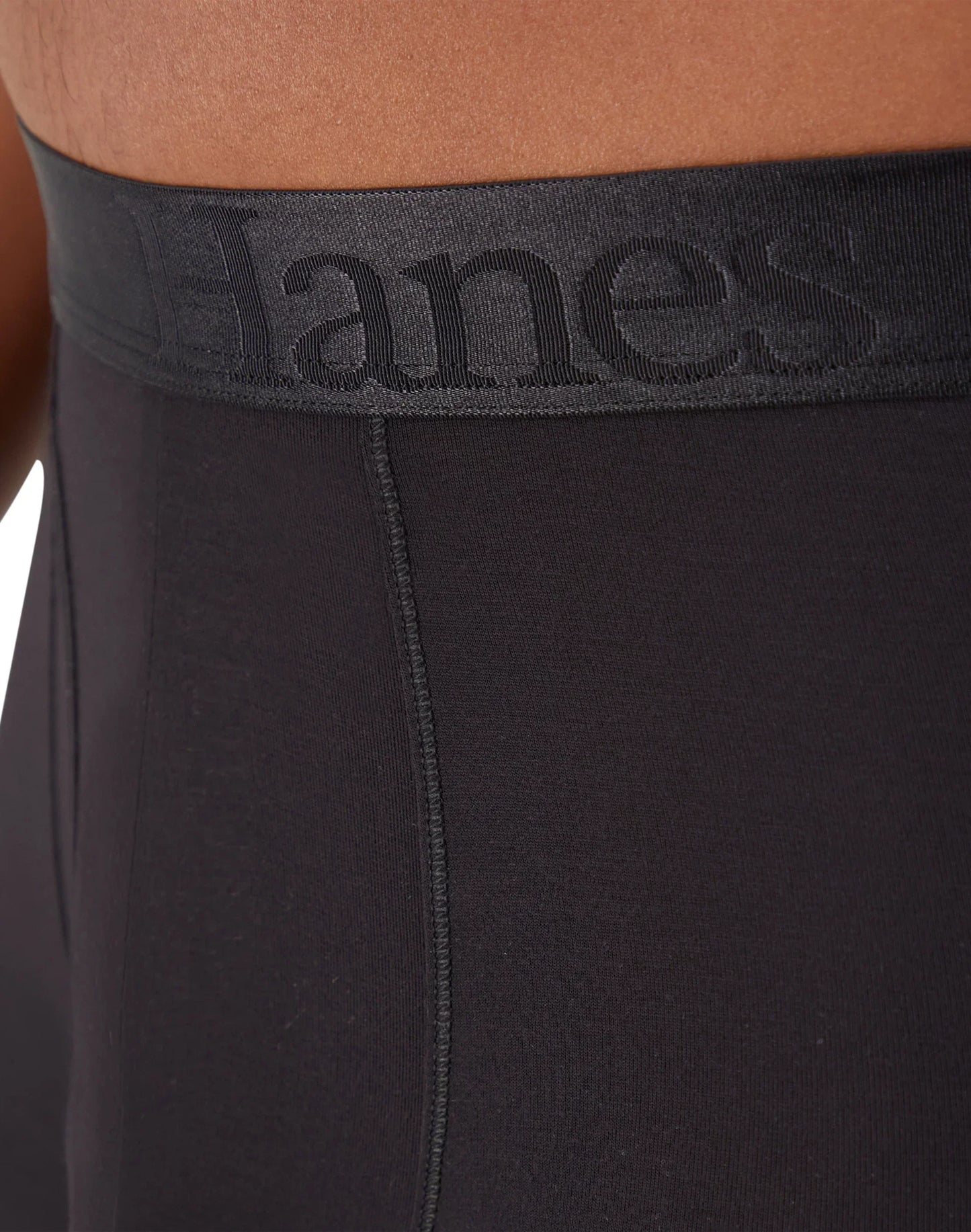 Hanes Originals Ultimate Men's SuperSoft Trunk Underwear, Black, 3-Pack