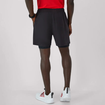 Hanes Moves Men's 2-in-1 Gym Shorts, 5" Inseam