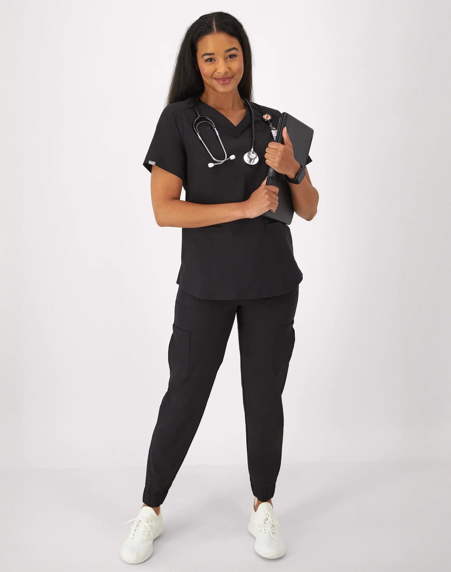 Hanes Comfort Fit Scrubs Women&rsquo;s V-Neck Scrub Top