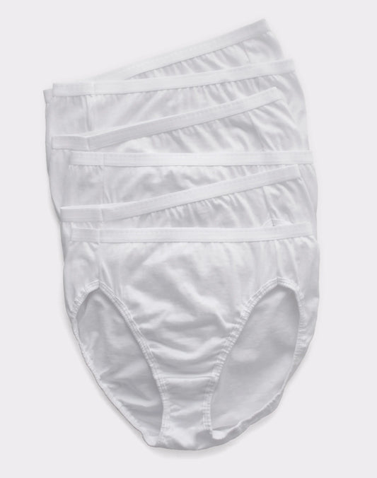 Hanes Ultimate Women's Breathable Hi-Cut Underwear, 6-Pack