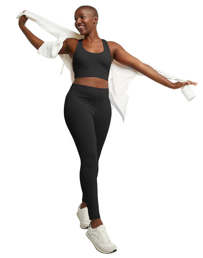Hanes Women's Stretch Jersey Leggings, 27"&nbsp;