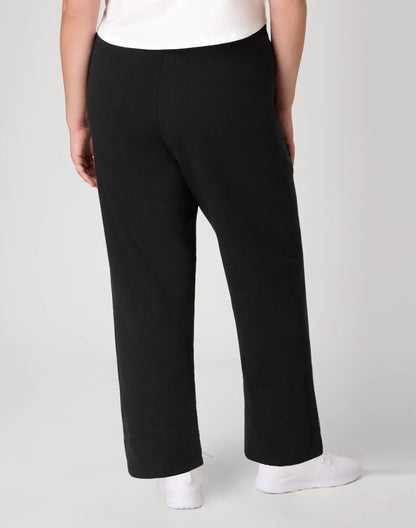 Hanes Just My Size EcoSmart Women's Fleece Sweatpants, Open Leg, 30.5" (Plus Size)