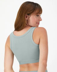 Hanes Originals Women's SuperSoft Comfywear Rib Banded Crop Top