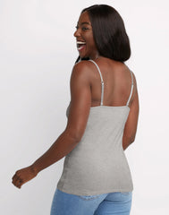 Hanes Women's Stretch Cami with Built-In Shelf Bra