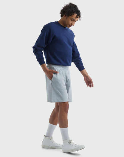 Hanes Essentials Men's Cotton Shorts With Pockets, 7.5"