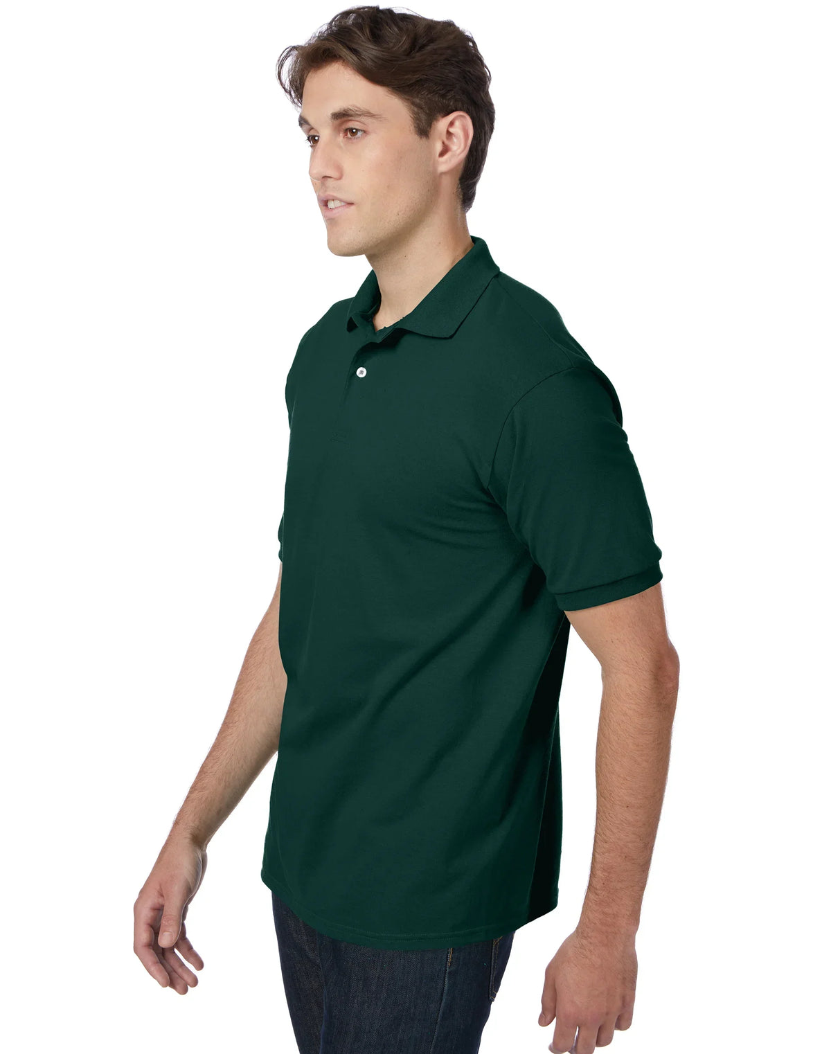 Hanes EcoSmart Men's Polo Shirt (Big &amp; Tall Sizes Available)
