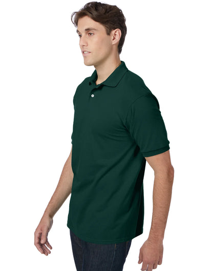 Hanes EcoSmart Men's Polo Shirt (Big &amp; Tall Sizes Available)