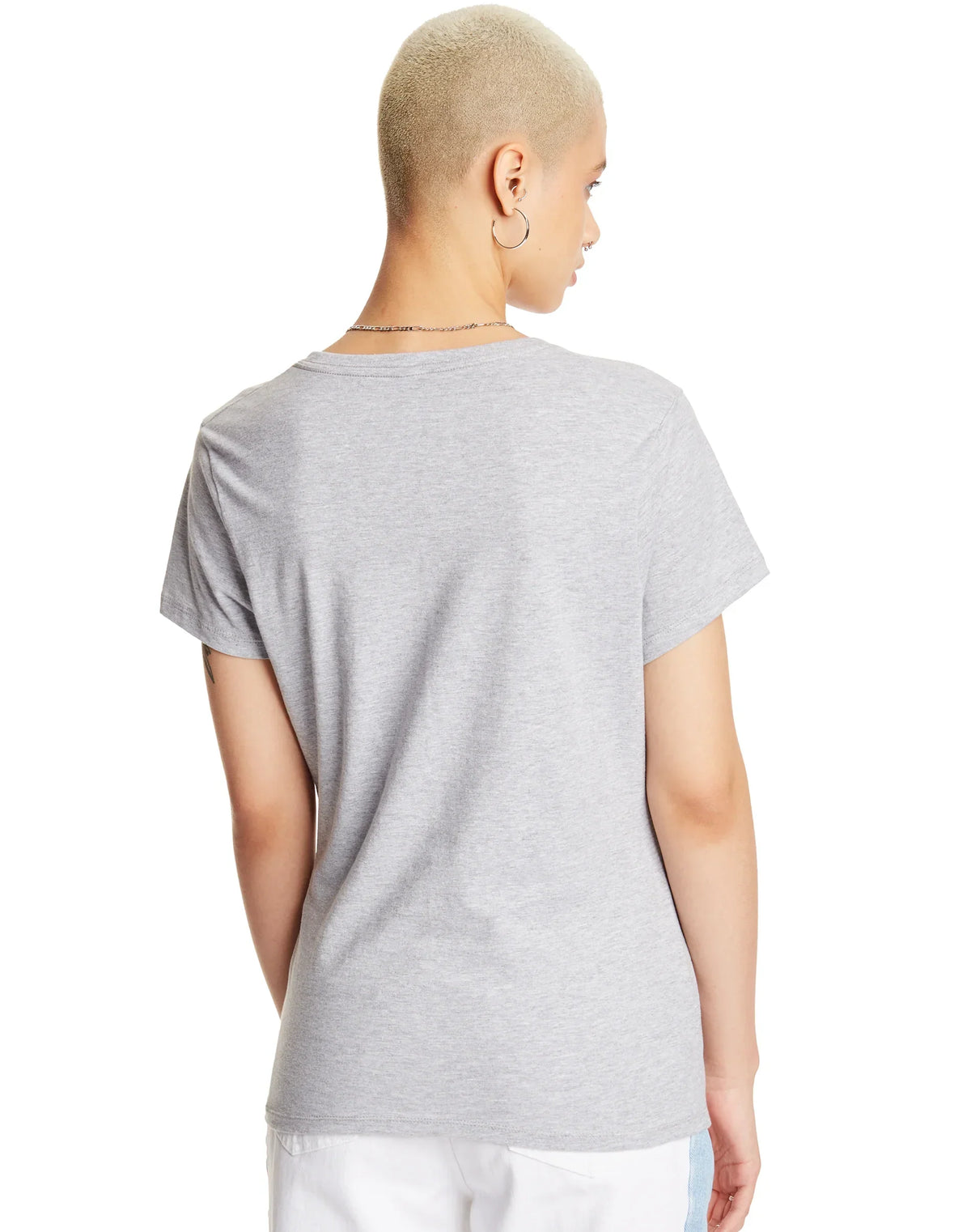 Hanes Perfect-T Women's V-Neck Cotton T-Shirt, Value 2-Pack