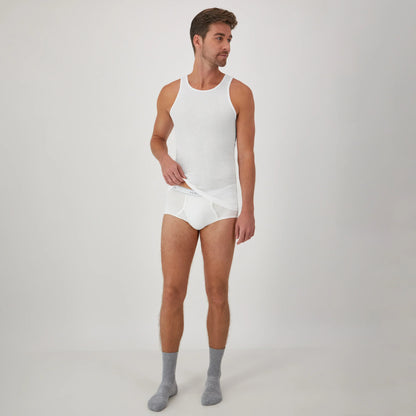 Hanes Men's White Brief Underwear, 6-Pack