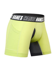 Hanes Moves Boys' Anti-Chafe Boxer Brief Underwear, Assorted, 5-Pack