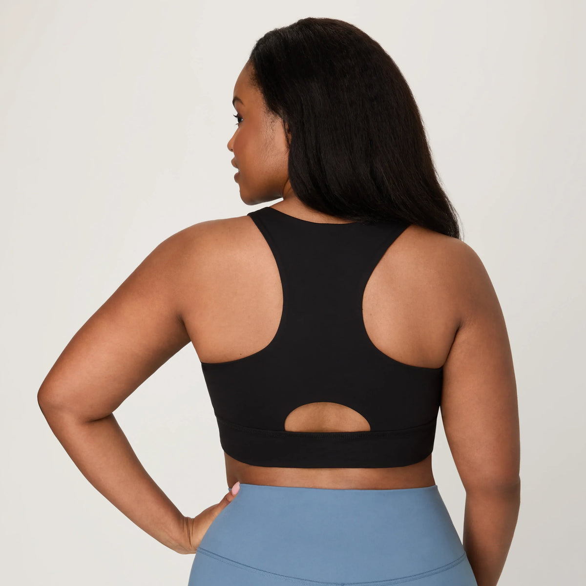 Hanes Moves Women's Crop Sports Bra, Racerback