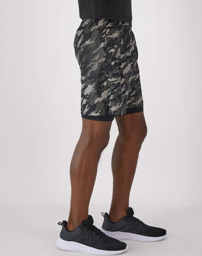 Hanes Moves Men's 2-in-1 Gym Shorts, 5" Inseam
