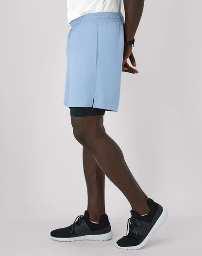 Hanes Moves Men's 2-in-1 Gym Shorts, 5" Inseam