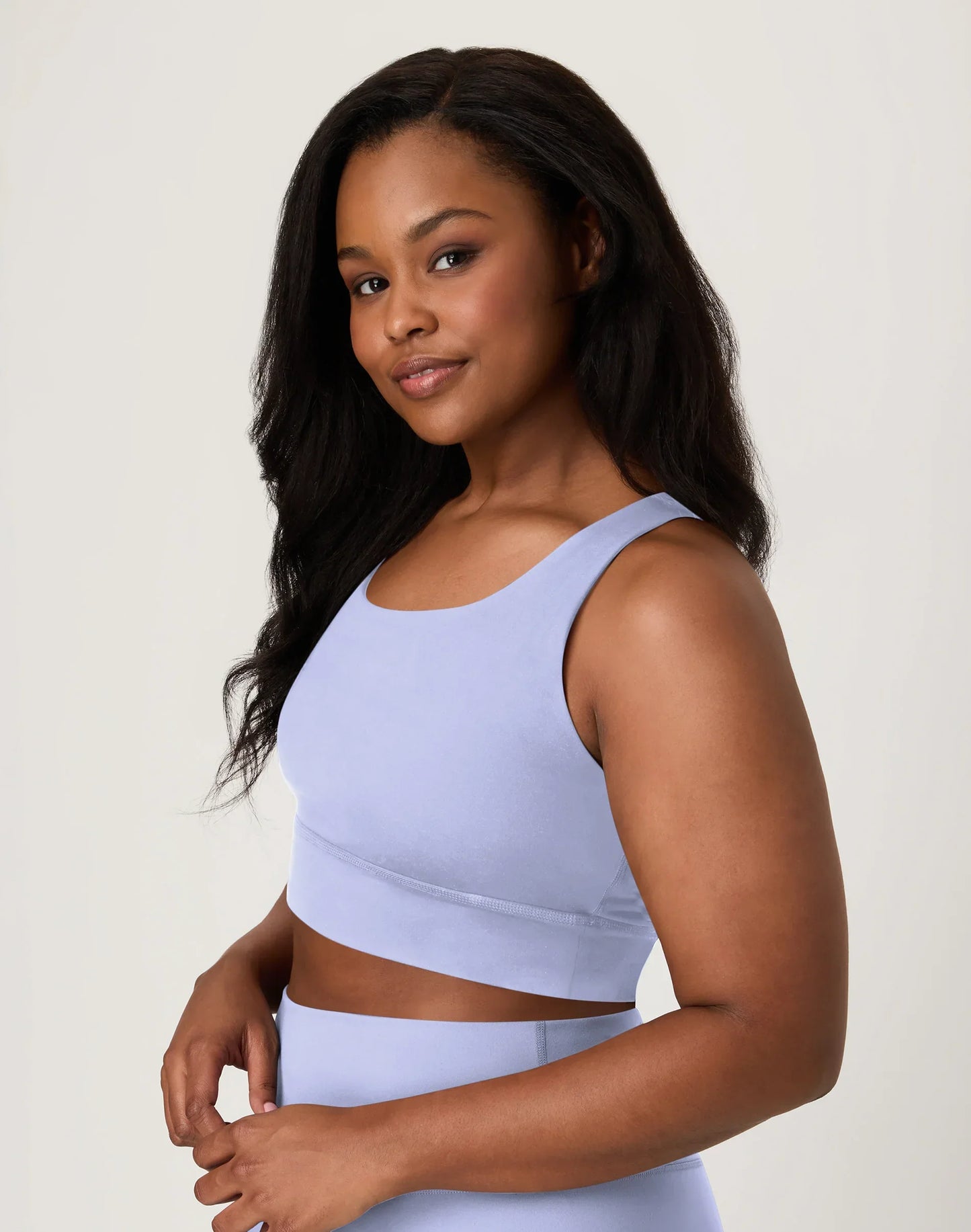 Hanes Moves Women's Crop Sports Bra, Racerback