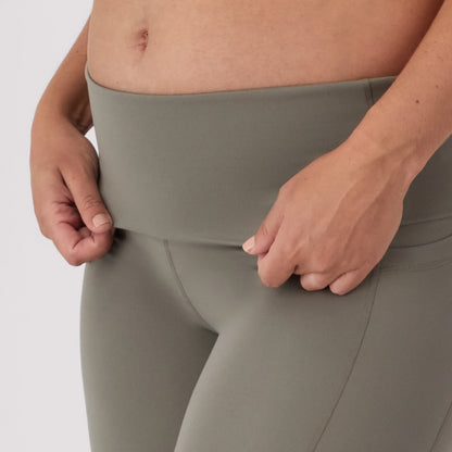 Hanes Maternity Women's Stretch &amp; Recover 7/8 Leggings, 25" Inseam