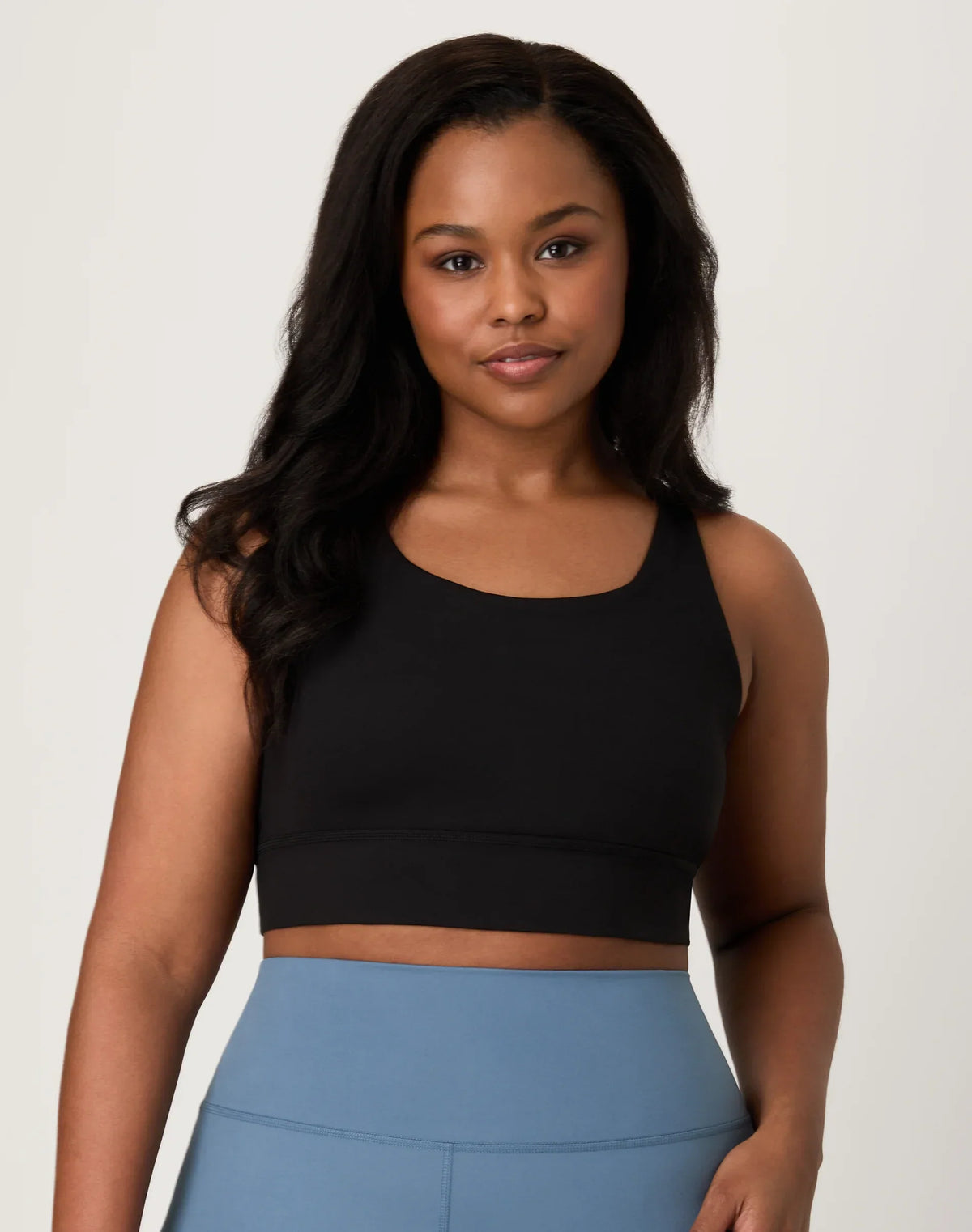 Hanes Moves Women's Crop Sports Bra, Racerback