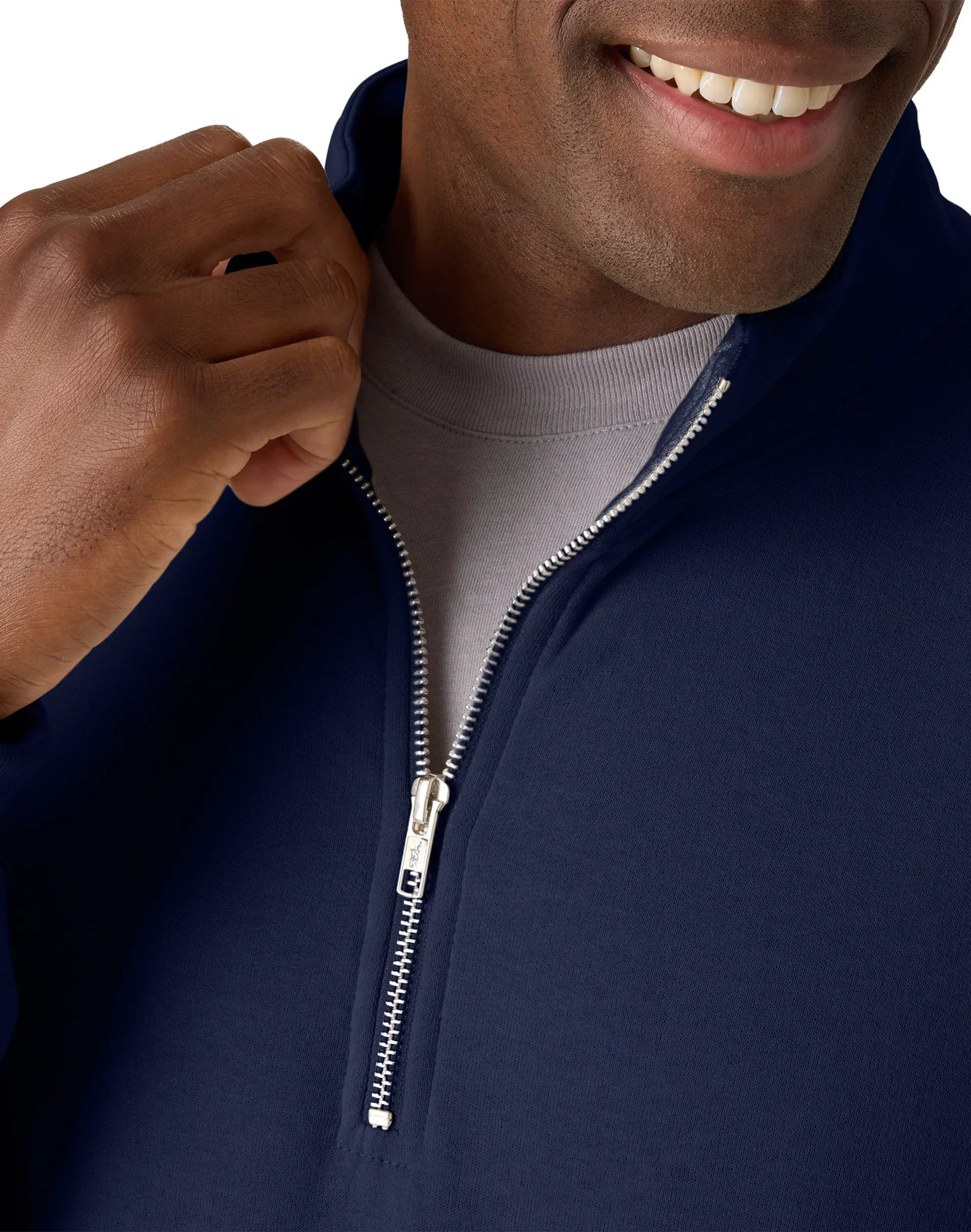 Hanes EcoSmart Men’s Fleece Quarter-Zip Pullover