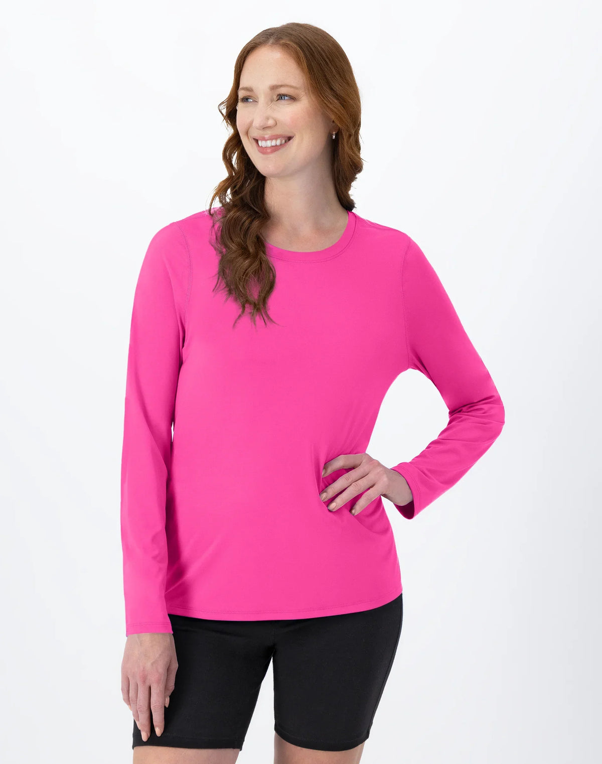 Hanes Sport Cool DRI Women's Performance Long Sleeve T-Shirt, 4-Pack
