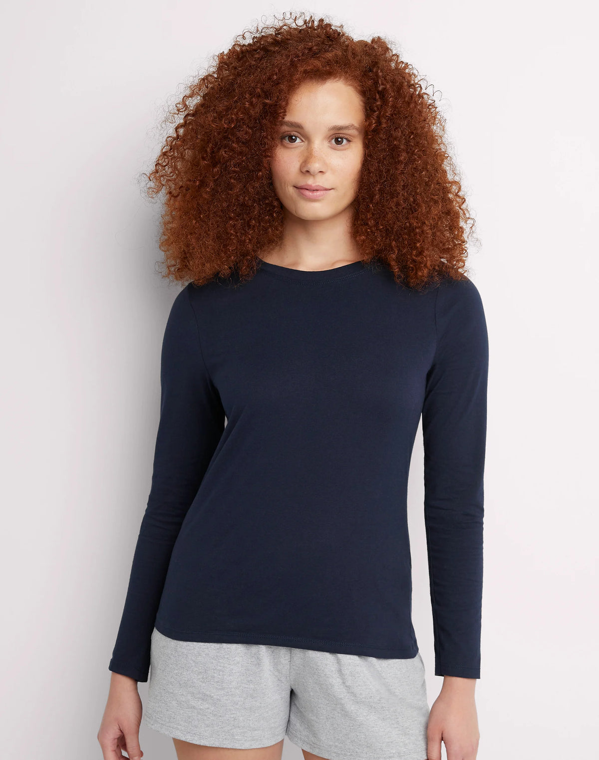 Hanes Women's Long Sleeve Cotton T-Shirt