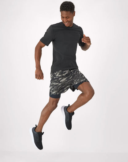 Hanes Moves Men's 2-in-1 Gym Shorts, 5" Inseam