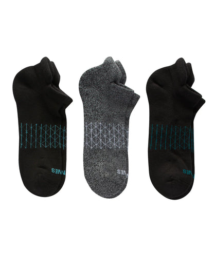 Hanes Absolute Active Men&rsquo;s Cushioned Heel Shield Socks, Shoe Sizes 6-12, 3-Pairs