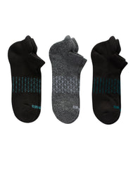 Hanes Absolute Active Men&rsquo;s Cushioned Heel Shield Socks, Shoe Sizes 6-12, 3-Pairs
