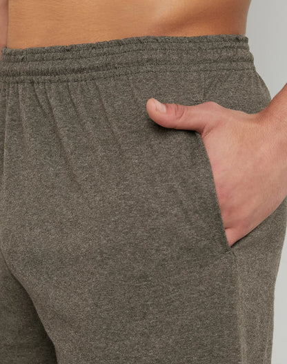 Hanes Essentials Men's Cotton Shorts With Pockets, 7.5"