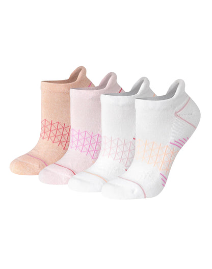 Hanes Absolute Comfort Women's Heel Shield Socks, 4-Pairs