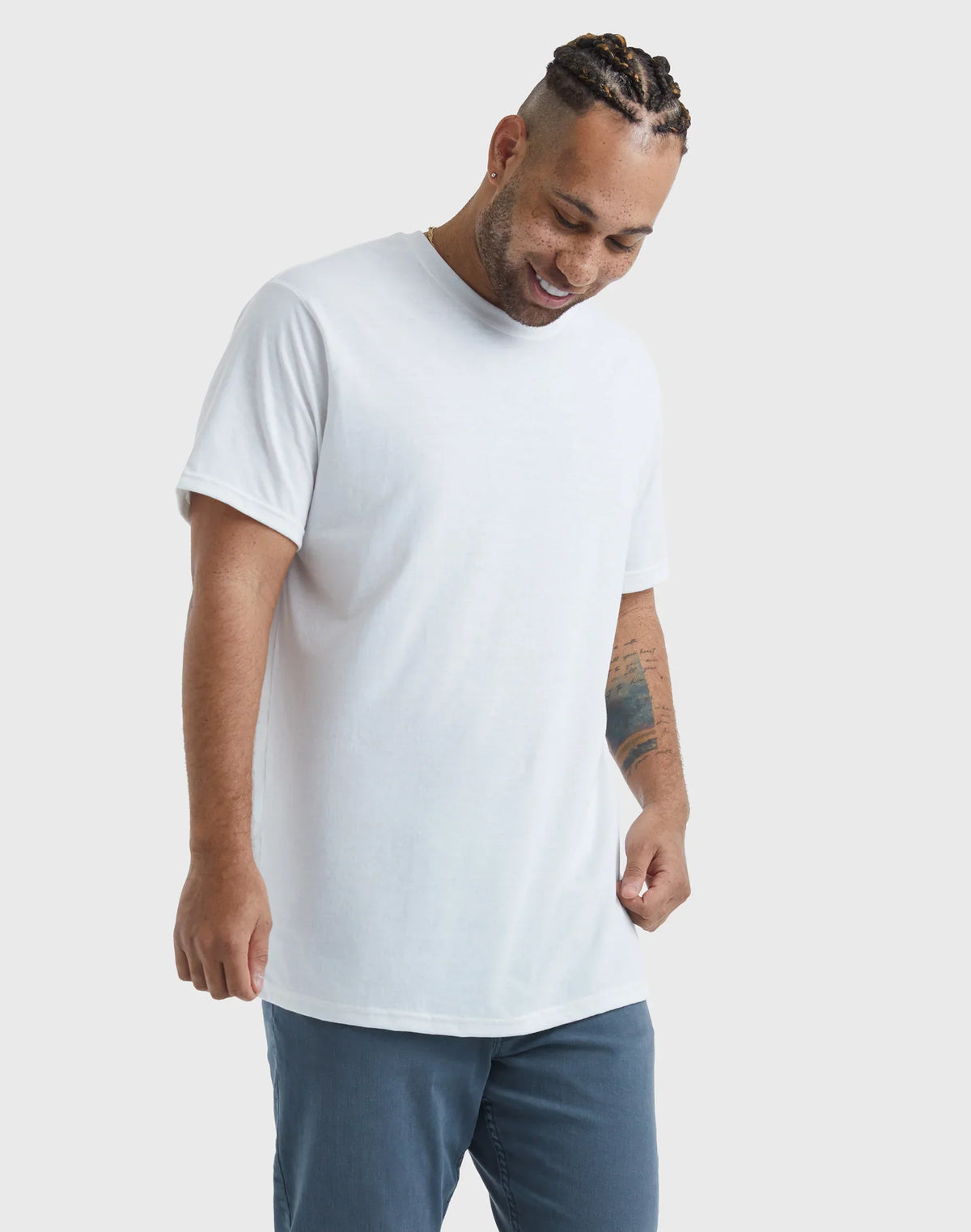 Hanes Originals Men's Tri-Blend T-Shirt (Big &amp; Tall Sizes)
