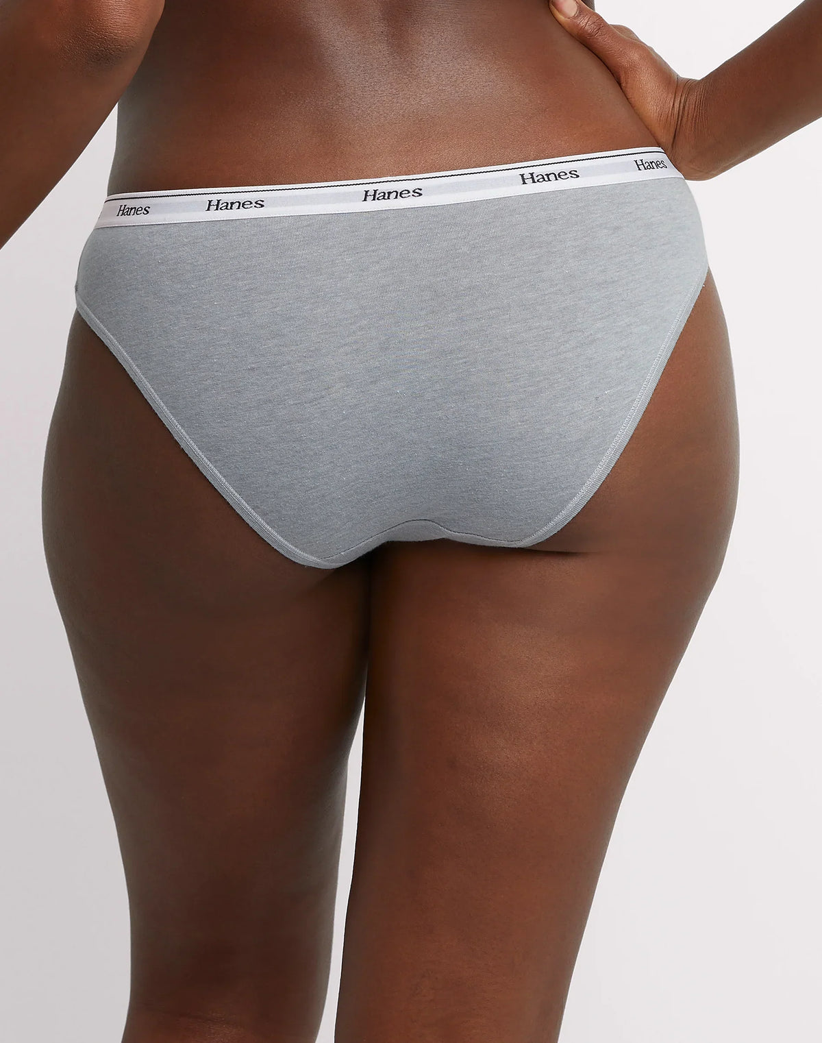 Hanes Originals Women&rsquo;s Bikini Underwear, Breathable Stretch Cotton, 6-Pack