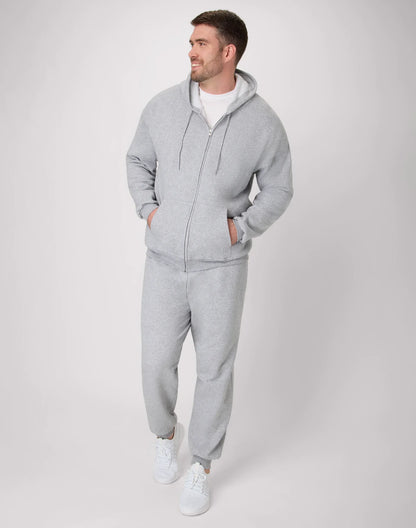 Hanes EcoSmart Unisex Full-Zip Fleece Hoodie