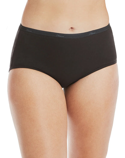 Hanes Women's Breathable Cotton Brief Underwear, White or Assorted, 10-Pack