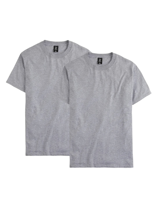 Hanes Beefy-T Men's T-Shirt, Value 2-Pack (Big &amp; Tall Available)