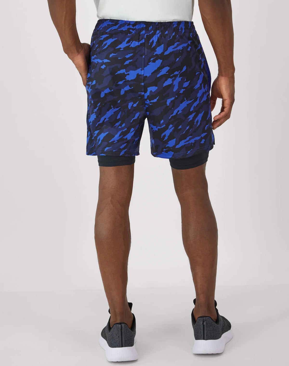 Hanes Moves Men's 2-in-1 Gym Shorts, 5" Inseam