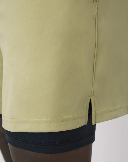 Hanes Moves Men's 2-in-1 Gym Shorts, 5" Inseam