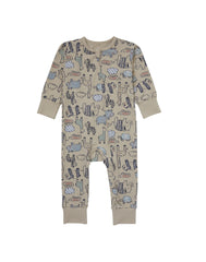 Hanes Pure Comfort Baby Long Sleeve Footless Sleep N' Play, Organic Cotton, Boys &amp; Girls