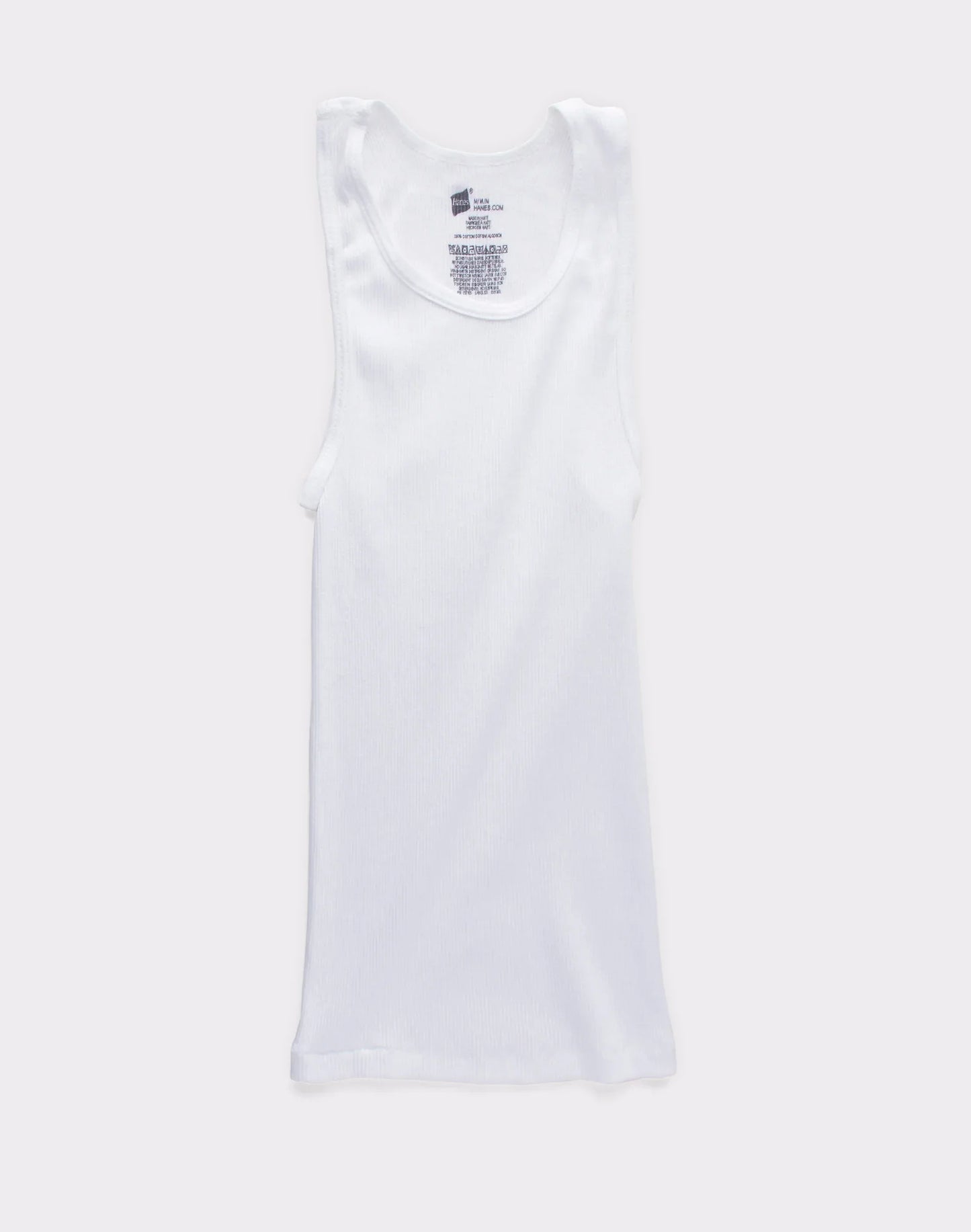 Hanes ComfortSoft Boys' Cotton Tank, White, 3-Pack