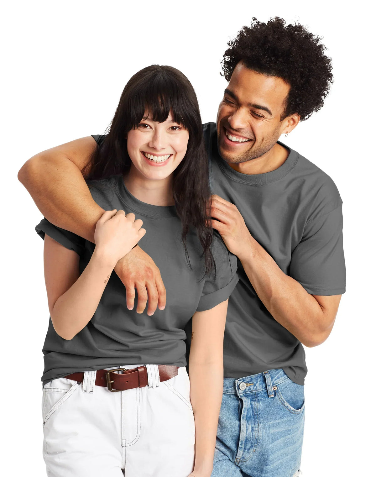 Hanes Beefy-T Unisex Heavyweight Cotton T-Shirt (Big &amp; Tall Sizes Available)