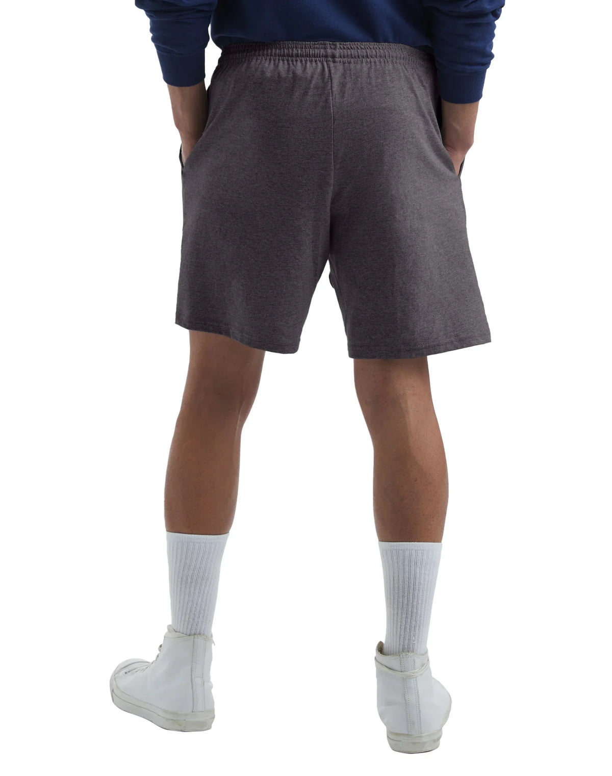 Hanes Essentials Men's Cotton Shorts With Pockets, 7.5"
