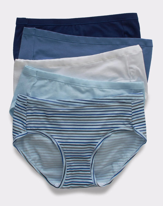 Hanes Ultimate ComfortSoft Women&rsquo;s Hipster Underwear, 5-Pack