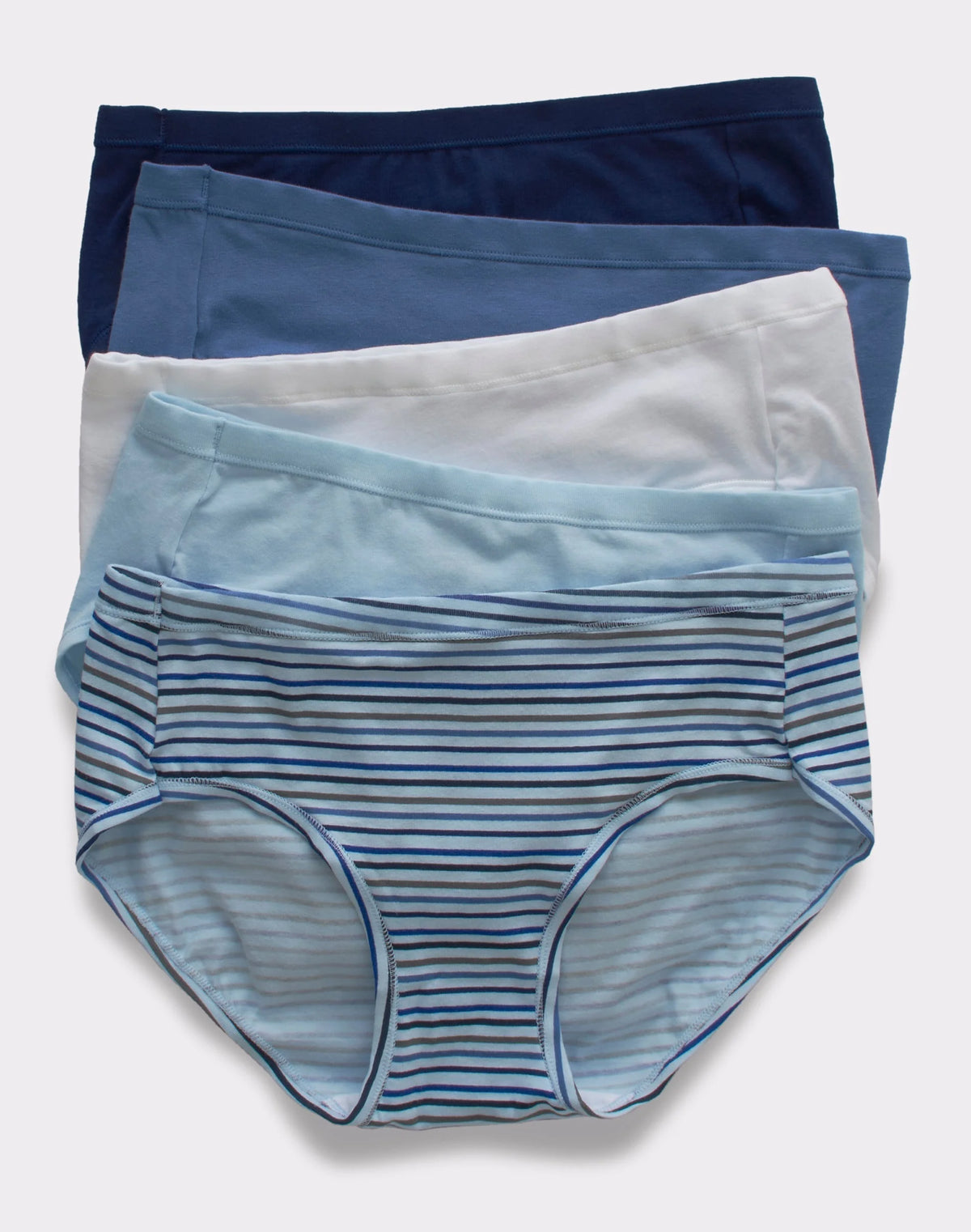 Hanes Ultimate ComfortSoft Women&rsquo;s Hipster Underwear, 5-Pack