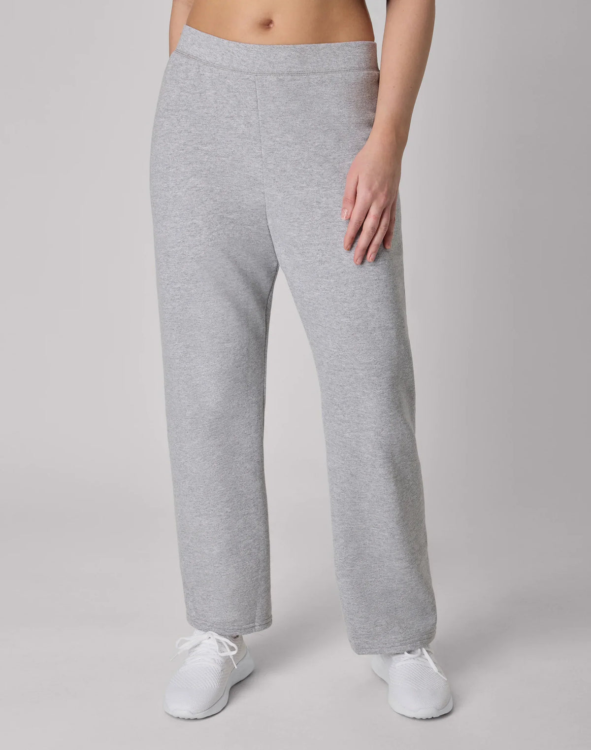 Hanes EcoSmart Women's Fleece Sweatpants with Open Bottom Legs, 30.5"