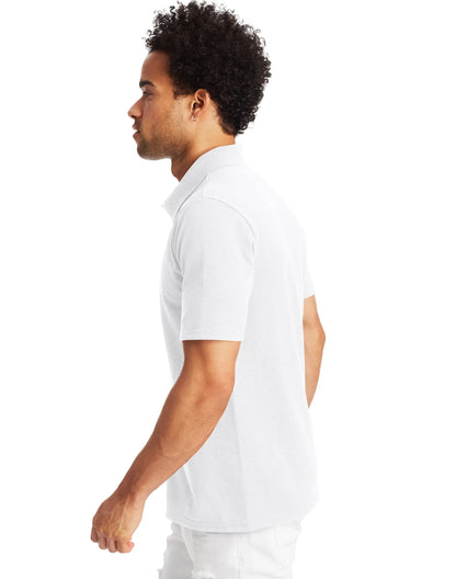 Hanes Men's Pique Polo Shirt (Big &amp; Tall Sizes Available)