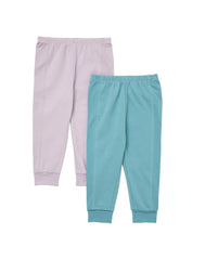 Hanes Pure Comfort Baby French Terry Joggers, Organic Cotton, Boys &amp; Girls, 2-Pack