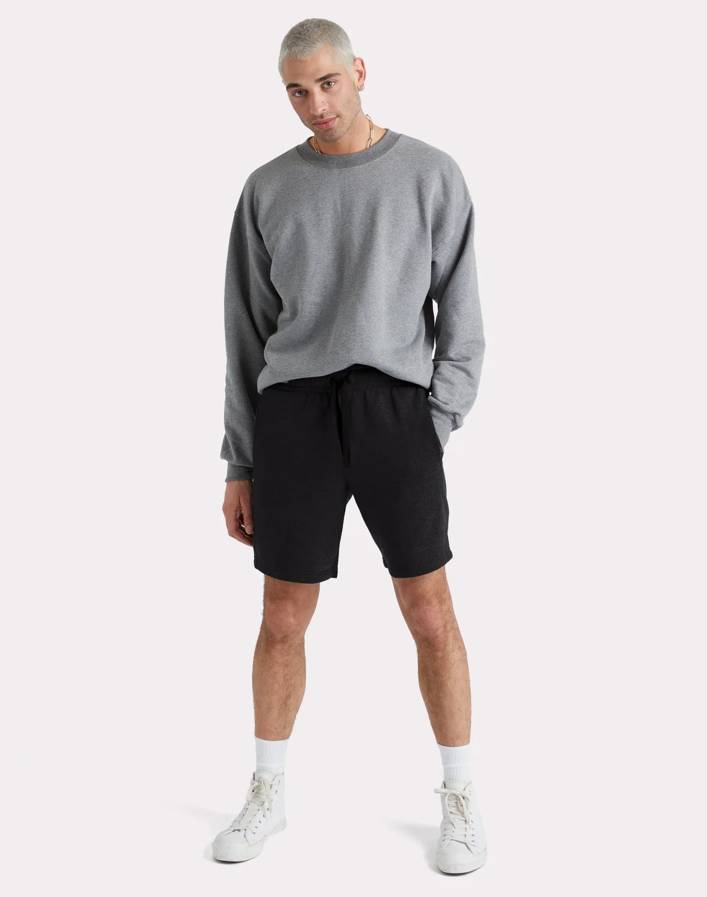 Hanes Originals Men's Fleece Sweat Shorts, 8"