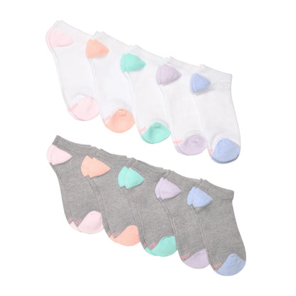 Hanes Moves X-Temp Women&rsquo;s No Show Socks, 10-Pairs, Shoe Sizes 8-12