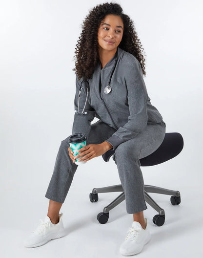 Hanes Comfort Fit Scrubs Women's Rib Back Scrub Top