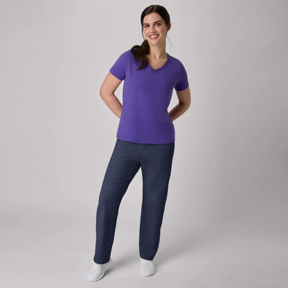 Hanes EcoSmart Women's Fleece Sweatpants with Open Bottom Legs, 30.5"