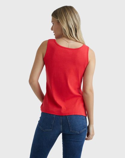 Hanes Women's Mini-Ribbed Cotton Tank